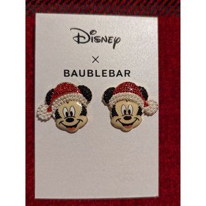 Baublebar x Disney Mickey Santa Earrings